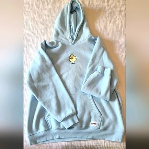 Dumbclub Duck sweater, XL, Baby Blue.